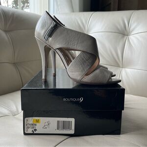 2 for $10 Grey Sandal Heel